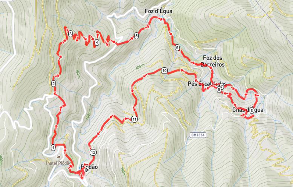 mapa 13km